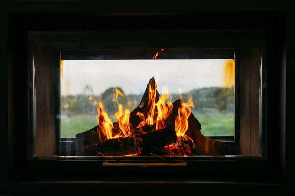 Kaminscheibe 450x340x4mm Glaskeramik » für Fireplace**